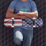 Amerikaanse vlag persoonlijk skateboard<br><div class="desc">Sterren,  Stripes,  rood,  wit,  blauw,  Amerikaans skateboard</div>
