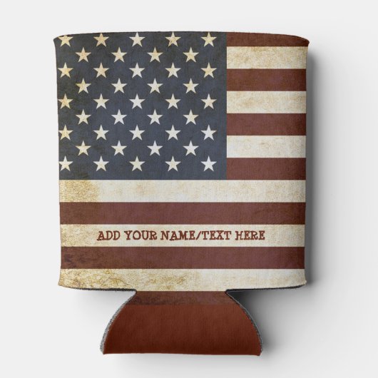  Amerikaanse vlag Persoonlijke Koelbox Blikjeskoeler (Achterkant)