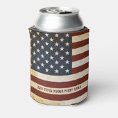  Amerikaanse vlag Persoonlijke Koelbox Blikjeskoeler (Blikje Achterkant)