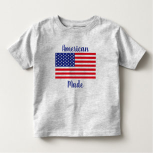Amerikaanse vlag peuter t-shirt