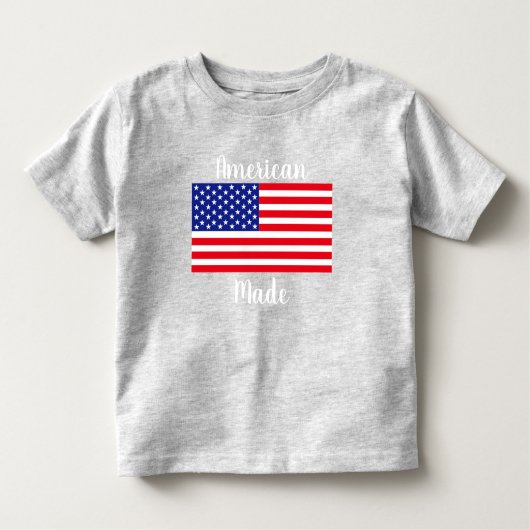 Amerikaanse vlag peuter t-shirt (Voorkant)