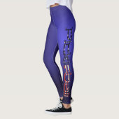 Amerikaanse vlag Pickleball-Logo Leggings (Links)