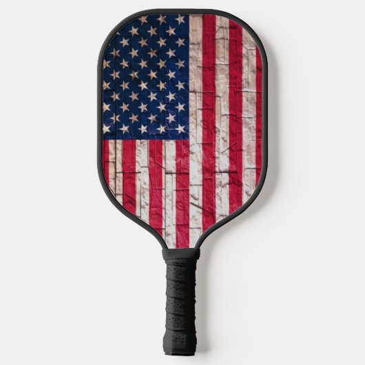  Amerikaanse vlag Pickleball Paddle (Achterkant)