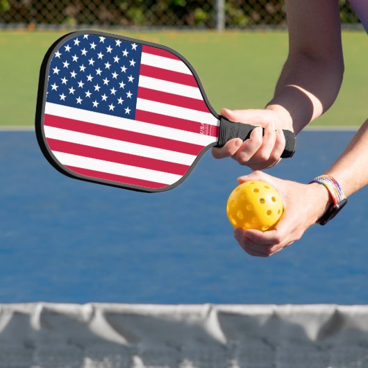 Amerikaanse vlag Pickleball Paddle (Insitu)