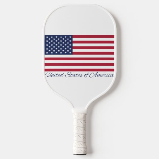 Amerikaanse vlag pickleball paddle (Voorkant)