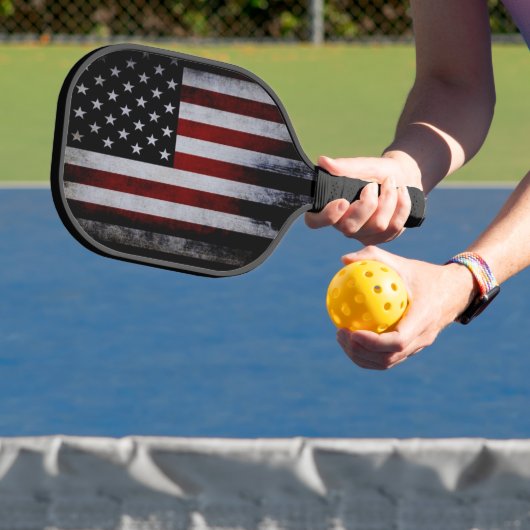 Amerikaanse vlag pickleball paddle (Insitu)