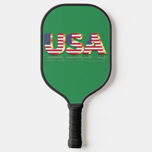 Amerikaanse vlag Pickleball Paddle (Achterkant)