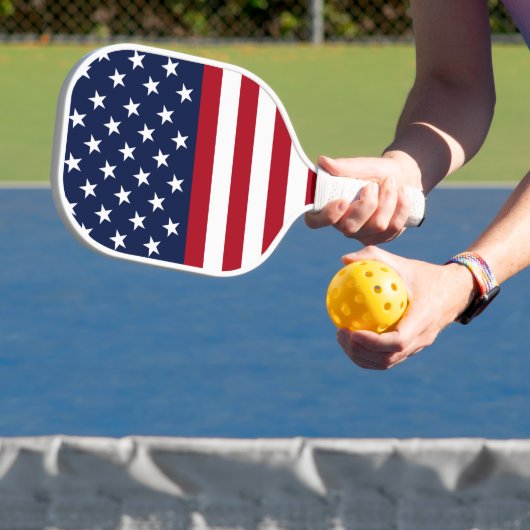Amerikaanse vlag pickleball paddle (Insitu)