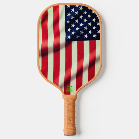 Amerikaanse vlag pickleball paddle (Voorkant)