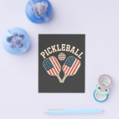 Amerikaanse vlag Pickleball Speler Flyer (Enkel)