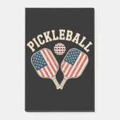 Amerikaanse vlag Pickleball Speler Post-it® Notes (Voorkant)