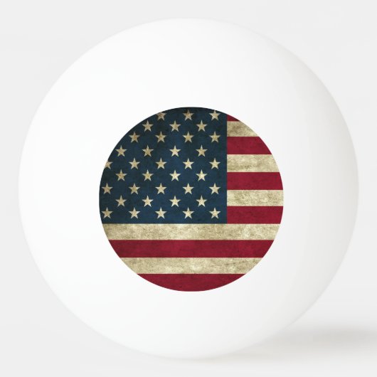 Amerikaanse vlag Ping Pong Ball (Voorkant)