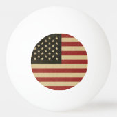 Amerikaanse vlag Pingpongbal (Voorkant)