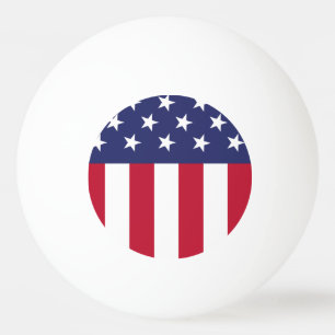Amerikaanse vlag pingpongbal