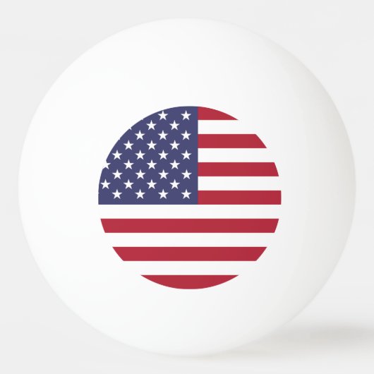 Amerikaanse vlag pingpongbal (Voorkant)