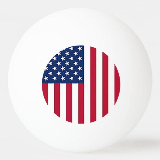Amerikaanse vlag pingpongbal (Voorkant)