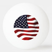 Amerikaanse vlag pingpongbal (Voorkant)