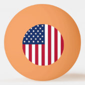 Amerikaanse vlag pingpongbal (Achterkant)