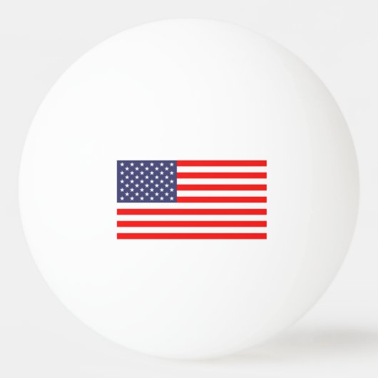 Amerikaanse vlag pingpongballen voor tafeltennis (Voorkant)