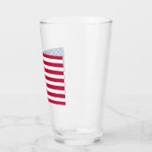Amerikaanse vlag - Pint Glass Glas (Links)