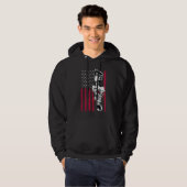 Amerikaanse Vlag Piston Muscle Auto 5 Hoodie (Voorkant volledig)