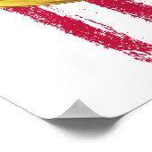 Amerikaanse Vlag Piston Muscle Car 4 Poster (Hoek)