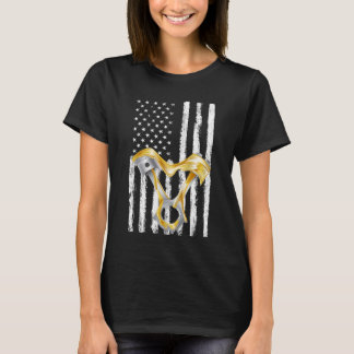Amerikaanse Vlag Piston Muscle Car 8 T-shirt