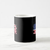 Amerikaanse vlag Pitcher Baseball Apparel - Baseba Koffiemok (Center)