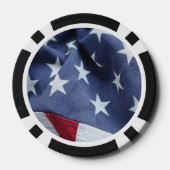Amerikaanse vlag poker chips (Achterkant)