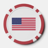 Amerikaanse vlag poker chips (Achterkant)
