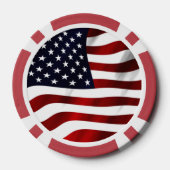 Amerikaanse vlag pokerchips (Achterkant)