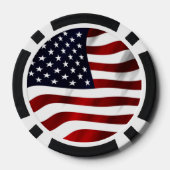 Amerikaanse vlag pokerchips (Achterkant)