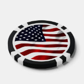 Amerikaanse vlag pokerchips (Enkel)