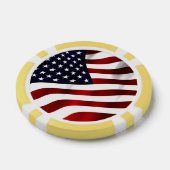 Amerikaanse vlag pokerchips (Enkel)
