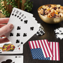 Amerikaanse vlag pokerkaarten