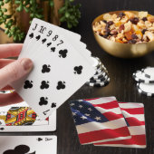 Amerikaanse vlag pokerkaarten (Insitu)