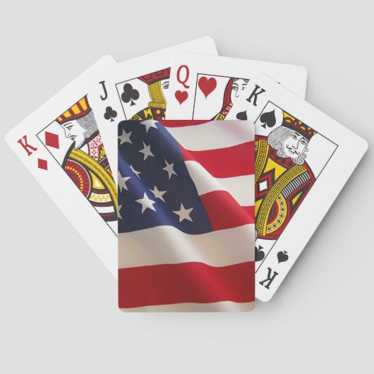 Amerikaanse vlag pokerkaarten (Achterkant)