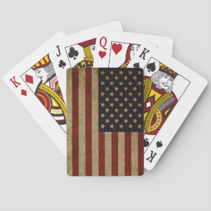 Amerikaanse vlag Pokerkaarten