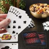 Amerikaanse vlag pokerkaarten (Insitu)