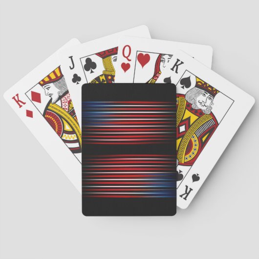 Amerikaanse vlag pokerkaarten (Achterkant)