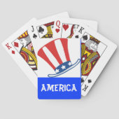 Amerikaanse vlag pokerkaarten (Achterkant)