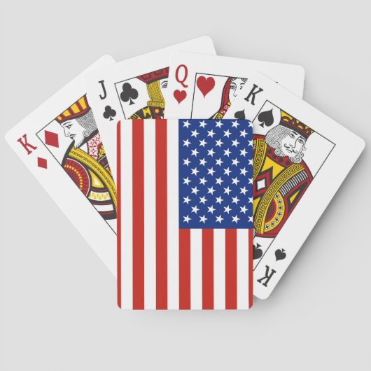 Amerikaanse vlag pokerkaarten (Achterkant)