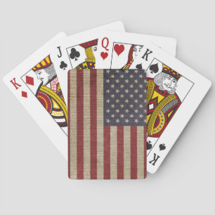 Amerikaanse vlag Pokerkaarten