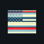Amerikaanse vlag Pop art. 2 Canvas Afdruk<br><div class="desc">Het Amerikaanse Flag Pop Art. Design is beschikbaar op andere producten.</div>