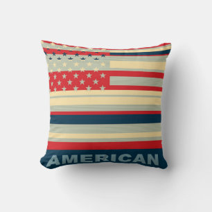 Amerikaanse vlag Pop art. 2 Kussen