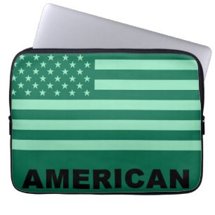 Amerikaanse Vlag Pop Art Laptop Sleeve