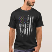  Amerikaanse vlag, Pop Bo, ford Bowling Pop T-shirt (Voorkant)