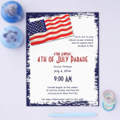 Amerikaanse vlag Popsicle Stick Folkart Flyer (Enkel)