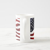 Amerikaanse vlag porselein kop (Achterkant)