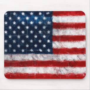 Amerikaanse vlag Portrait Mousepad Muismat